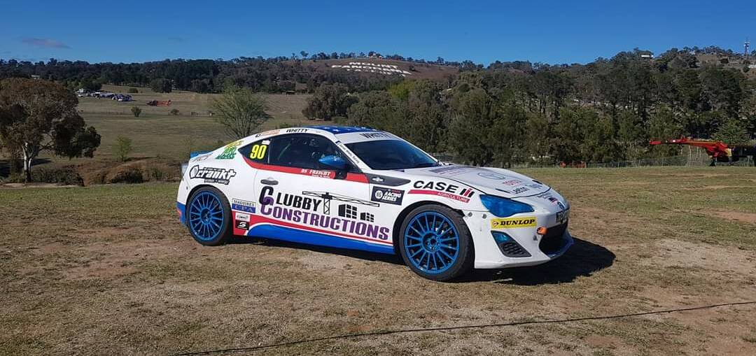 FAMOUS TRACK: Jarrod Whitty is competing in the Toyota 86 Racing Series, recently taking to the track at Mount Panorama. Photo: Contributed 