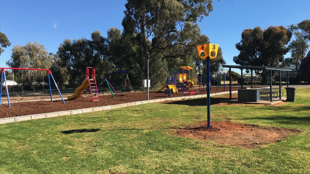 Wamoon Park with its new equipment. 
