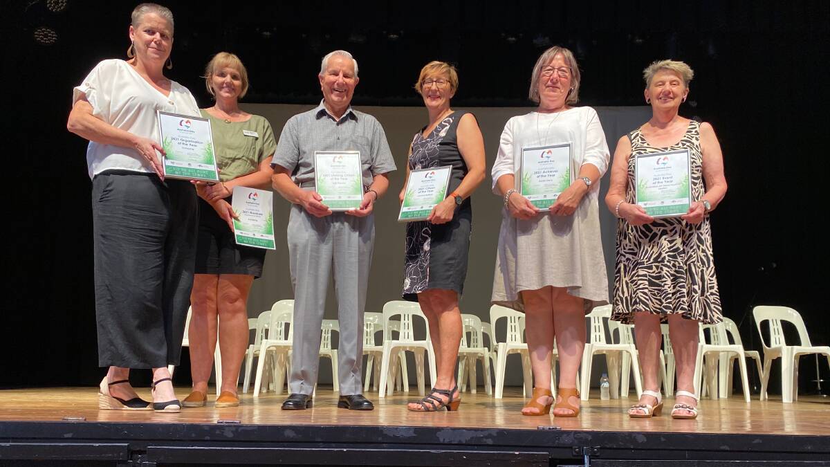 RECOGNISE: Some of the winners from last year's Australia Day awards in Leeton. Photo: Talia Pattison 