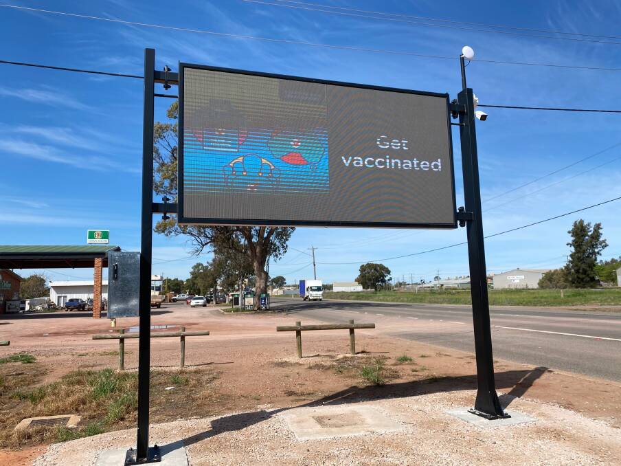 NEW: The new electronic billboard on Irrigation Way will be used to promote important messages, events and information. 