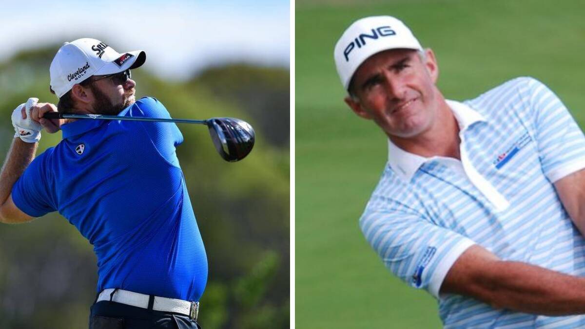 PICKS: Leeton golf professional believes the pros to watch at this weekend's Pro-Am will be Matthew Stieger (left) and Matthew Millar. Photos: Supplied