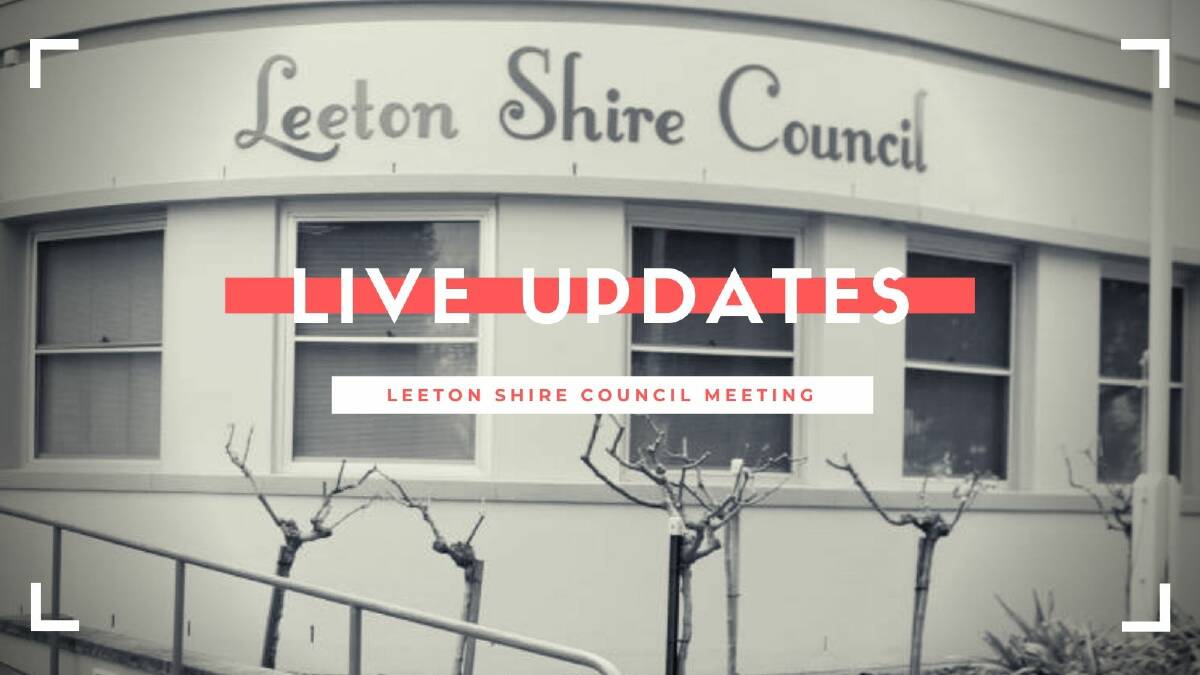 Leeton Shire Council's June monthly meeting | LIVE COVERAGE