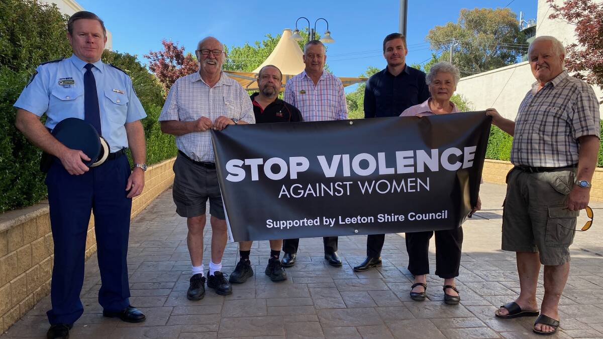 MESSAGE: Members of the community have taken a strong stance when it comes to violence against women as part of White Ribbon Day. Photo: Talia Pattison