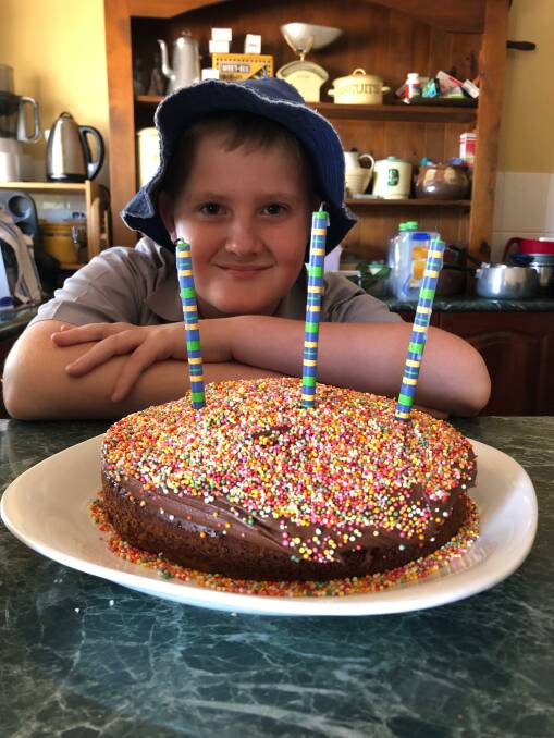 HAPPY BIRTHDAY: Riley Melvin turns 12 on Saturday, but in reality he's only three after being born on a leap year. Photo: Talia Pattison 