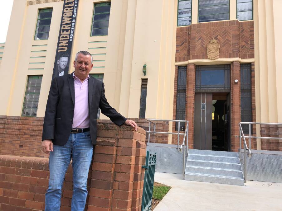 GREAT TIMING: Leeton Family and Local History Society president Tony Reneker is pleased the former WCIC building will now be home to the group. Photo: Talia Pattison