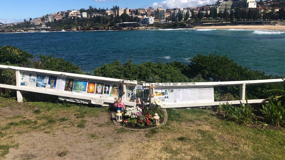 SPECIAL SITE: The shrine in Coogee on the water. Photo: Contributed 