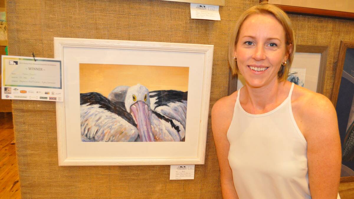 TALENT SHINES: Karen Iannelli was among the winners at this year's Penny Paniz Arts competition. Photo: Patti Lloyd