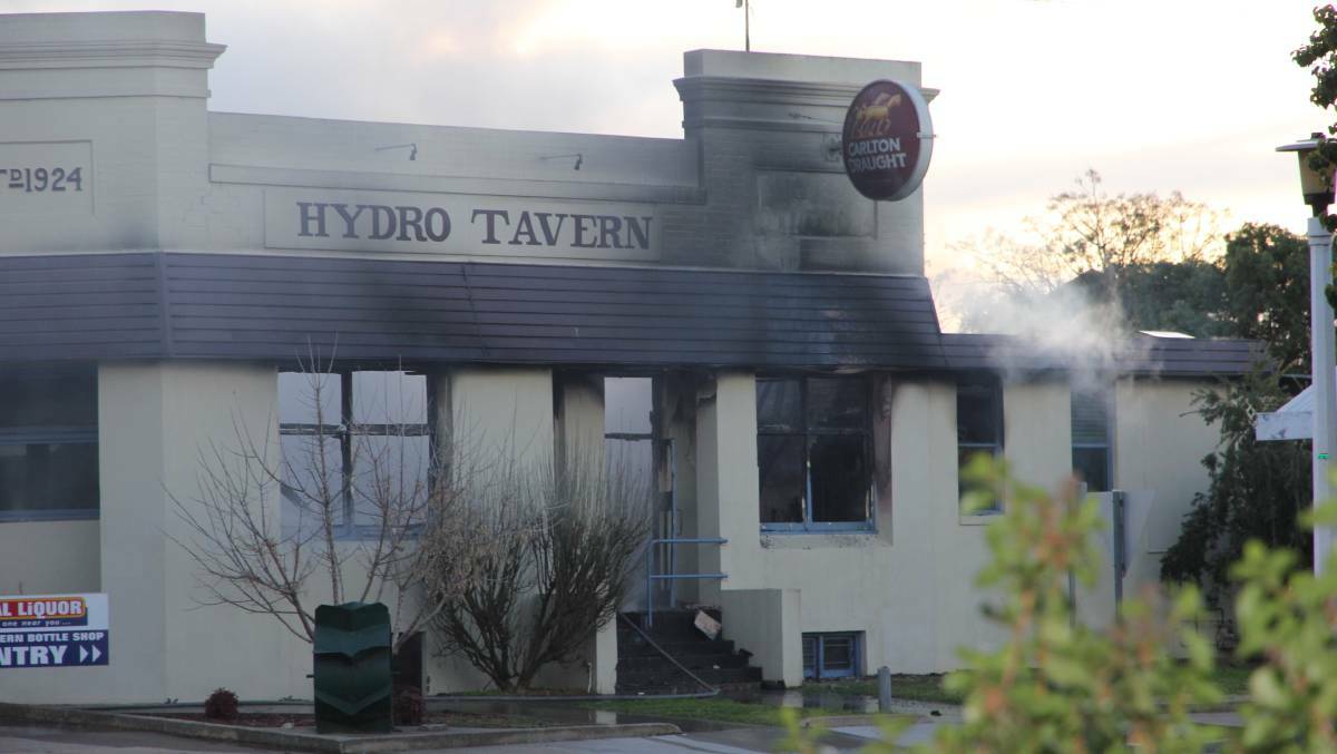 DESTROYED: It has been 11 years since the Hydro Tavern was the subject of an arson attack in Leeton. Photo: The Irrigator
