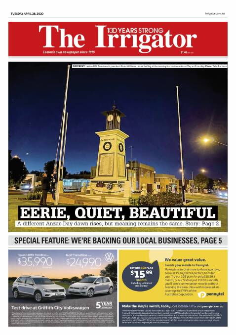 Looking back: Leeton's front page news of 2020, April-June | Photos