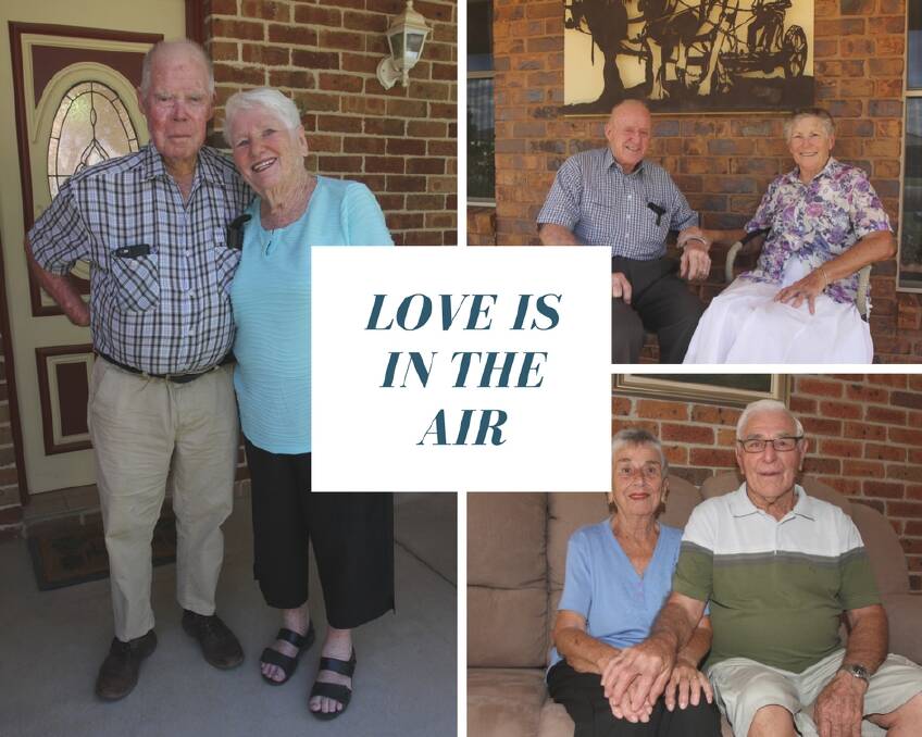 Leeton couples Warren and Betty Kirkup, Bob and Kathleen Maskus and Jan and Tom Knagge are celebrating their 60th wedding anniversaries. 