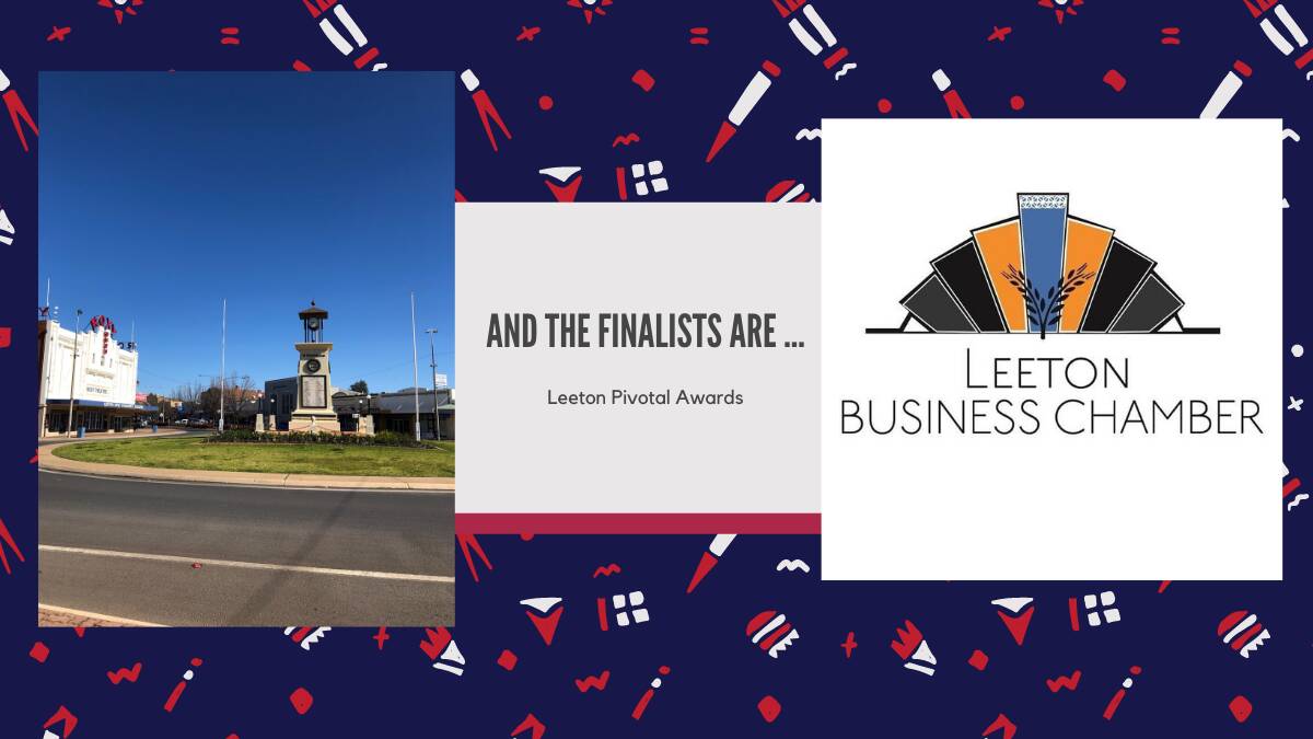The finalists of the Leeton Pivotal Awards have been announced. 