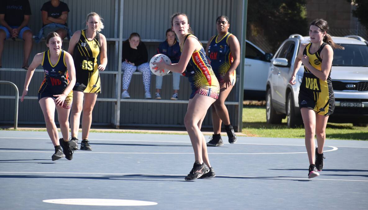 HOPEFUL: Leeton-Whitton's A reserve coach Katelyn Clyne in action for the Crows' A grade side earlier this season. Photo: Liam Warren