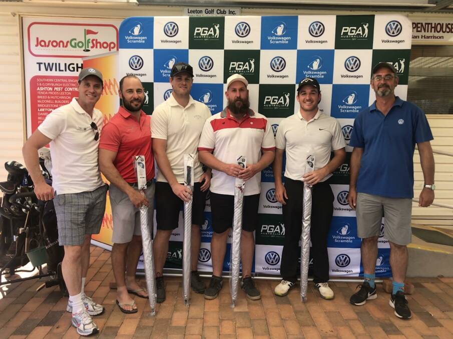 WINNERS: The VW Scramble will be held at the Leeton golf course this weekend with teams vying to go on to the next stage of the competition. 