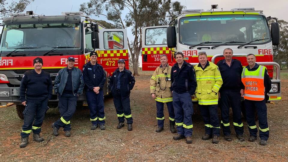 Leeton Fire and Rescue were among the many participants in the large-scale training exercise recently. Photo: Leeton Fire and Rescue 