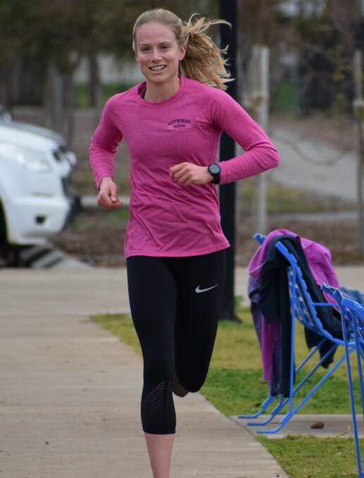 FUN EVENT: Kelsey Tobin takes part in a previous Leeton parkrun event. Photos: Supplied