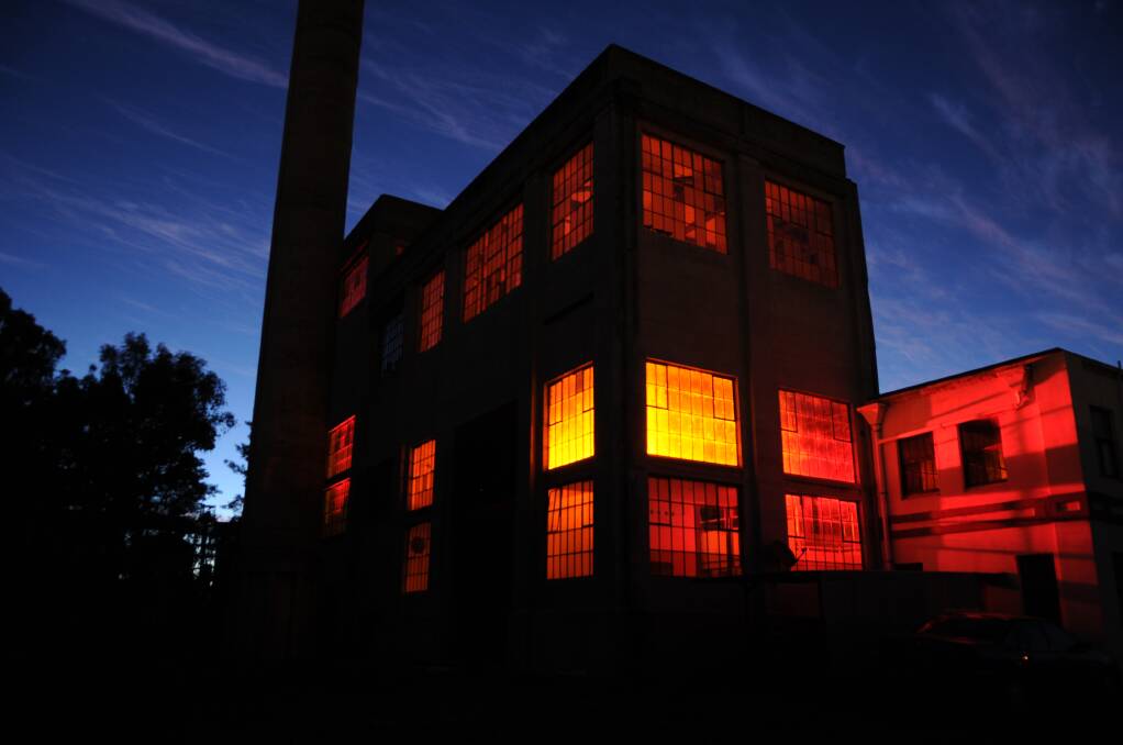 The Yanco Powerhouse Museum was once lit up for a unique art/light installation project.