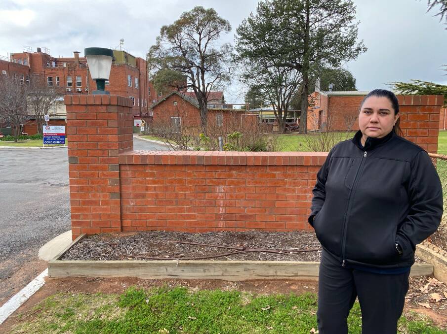'NOT GOOD ENOUGH': Leeton's Amie Fazekas said her experience at Leeton District Hospital was nothing short of terrifying, but also not unique to her. Photo: Talia Pattison