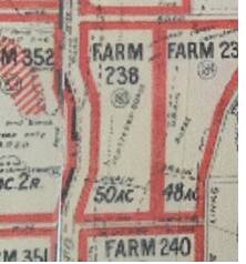 EARLY DAYS: A map showing Farm 238 courtesy of Wendy Senti.