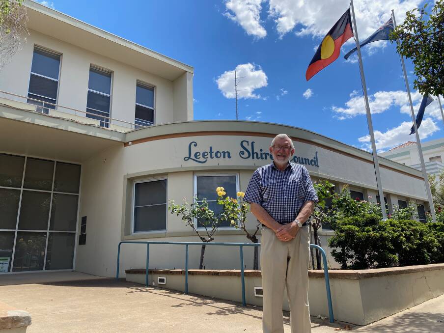 PREPARING TO FINISH UP: Councillor and mayor Paul Maytom has looked back on his time with Leeton Shire Council. Photo: Talia Pattison