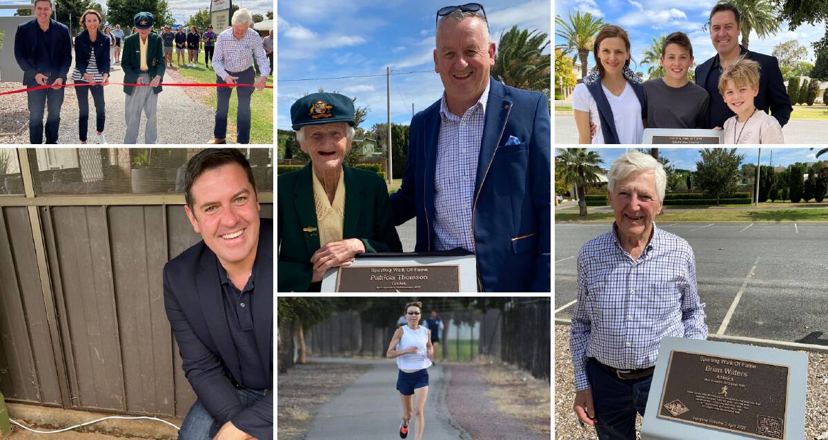 SUCCESS: Leeton's inaugural sporting walk of fame induction day and evening was a great time for the recipients and their families. Photos: Tony Reneker