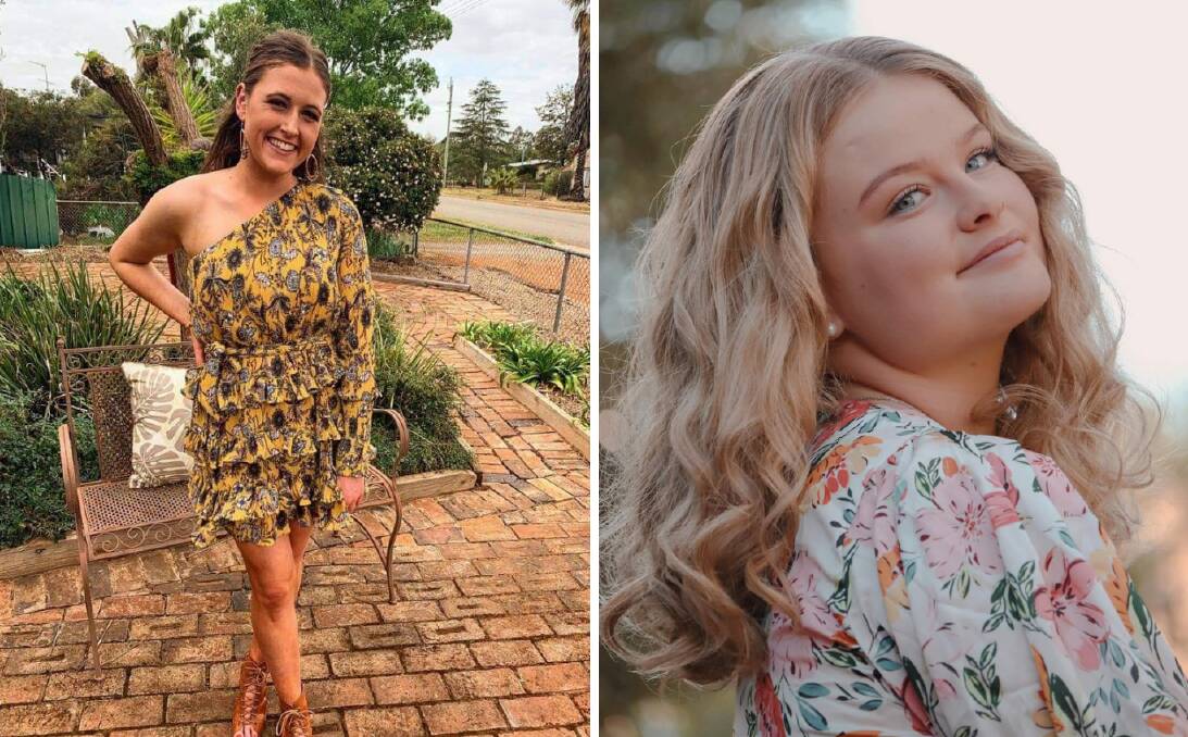 ENTRANTS: Sophie Litchfield (left) and Isabel Ryan are two of the young women participating. Photos: Supplied