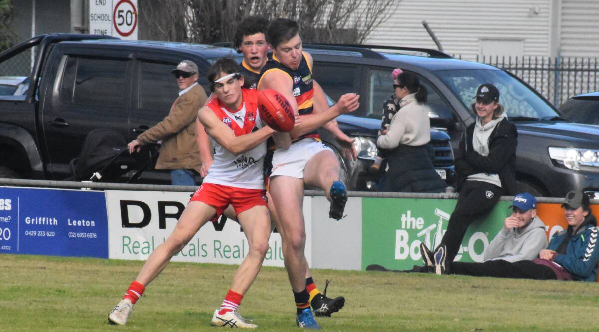 BOOT: Leeton-Whitton are back home on their own turf this weekend against the GGGM Lions. Photo: Liam Warren