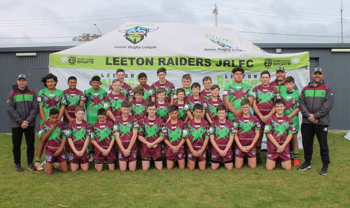 FINALS READY: The under 14s Leeton Raiders are keen to bring home grand final glory this weekend. Photo: Supplied