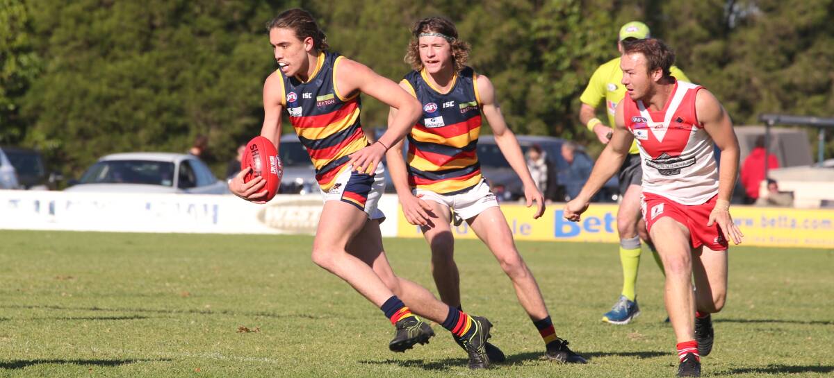 BREAK: It's been a long year for the Crows, but a highlight has been the emergence of young talents such as Bailey Wood. 