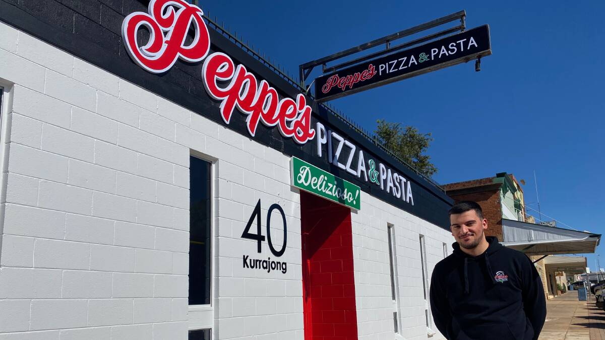 STARTING OUT: Leeton's Giuseppe Bruzzese is looking forward to opening the doors to his first business. Photo: Talia Pattison