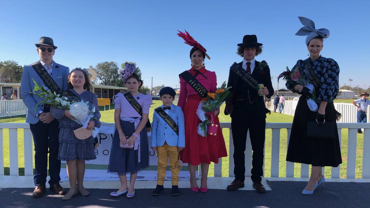 GLAMOUR: Fashions on the fields winners at the Leeton races on the weekend put plenty planning and thought into their outfits on Saturday. Photo: Supplied