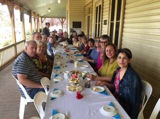 DAY OUT: Residents enjoy the afternoon tea, which helped to raise $6000 for the Charlie Teo Foundation. Photo: Contributed 