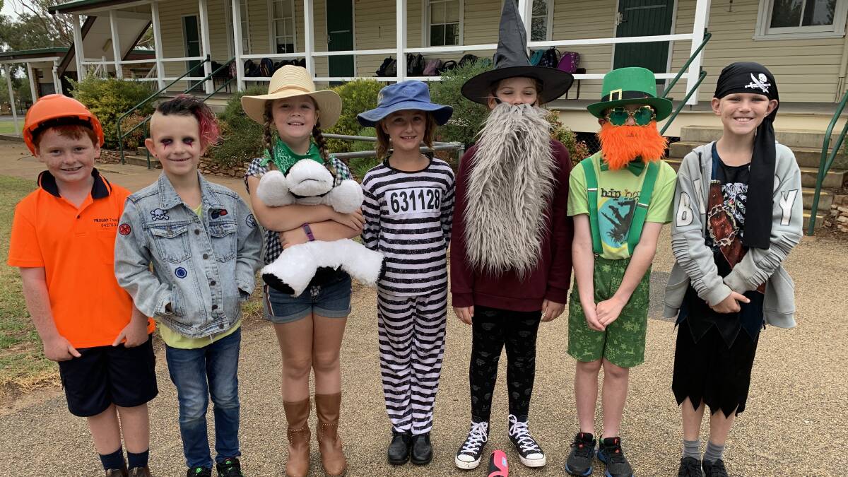 DRESS UP: Leeton Public School's P&C Day had many colourful characters turn out in some impressive outfits. 