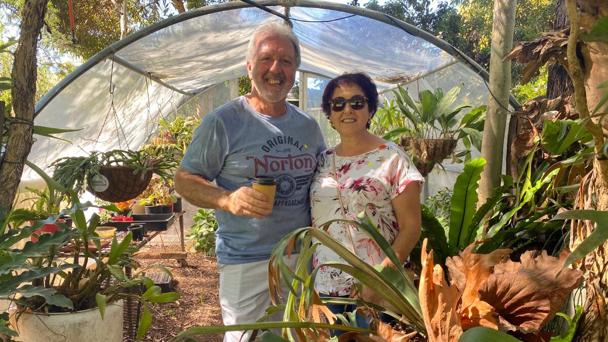 EXPLORE: George and Tonetta Nardi took in the gardens on the day. Photos: Talia Pattison