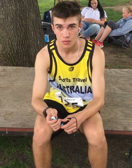REPRESENT: Leeton's Ryan Butler recently represented Australia on the athletics track at several events in Canada. Photo: Genelle Butler