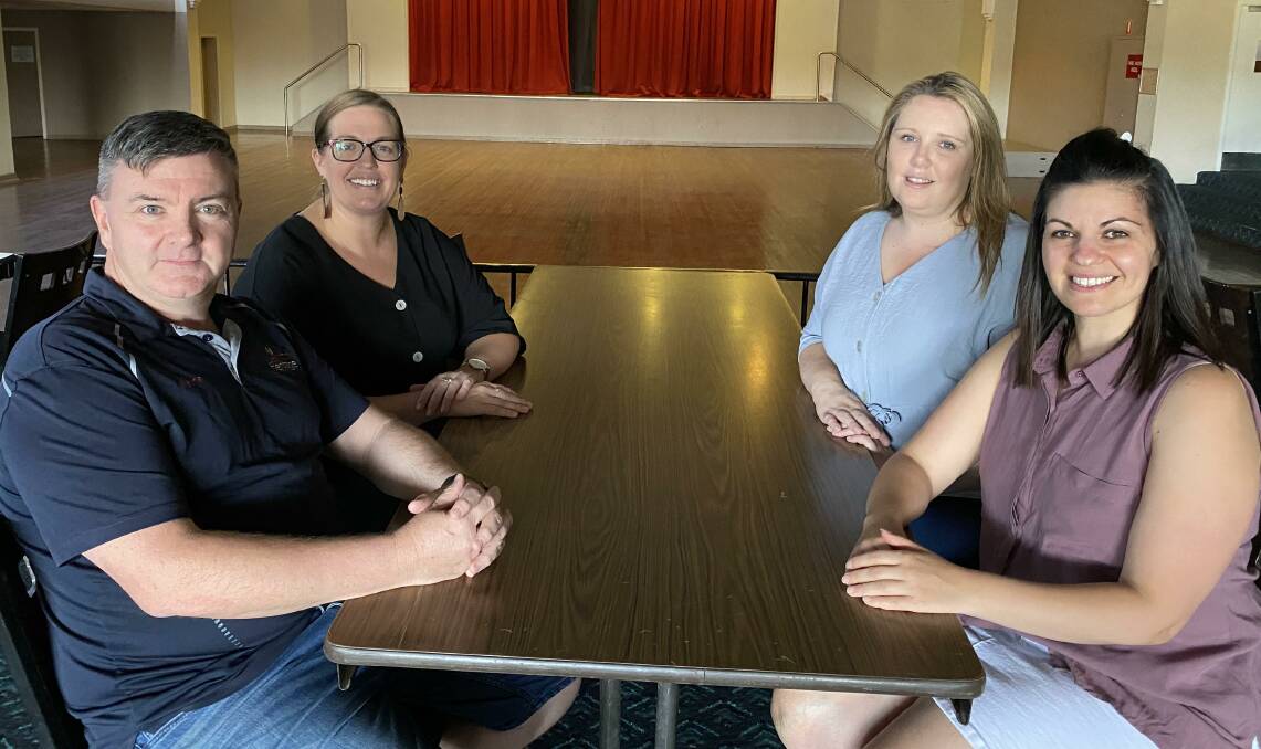 PREP: Awards organisers (clockwise from left) Wayne Bond, Jodie Ryan, Krystal Roden and Maryann Iannelli discuss new ideas for the event, which will be held in June. 