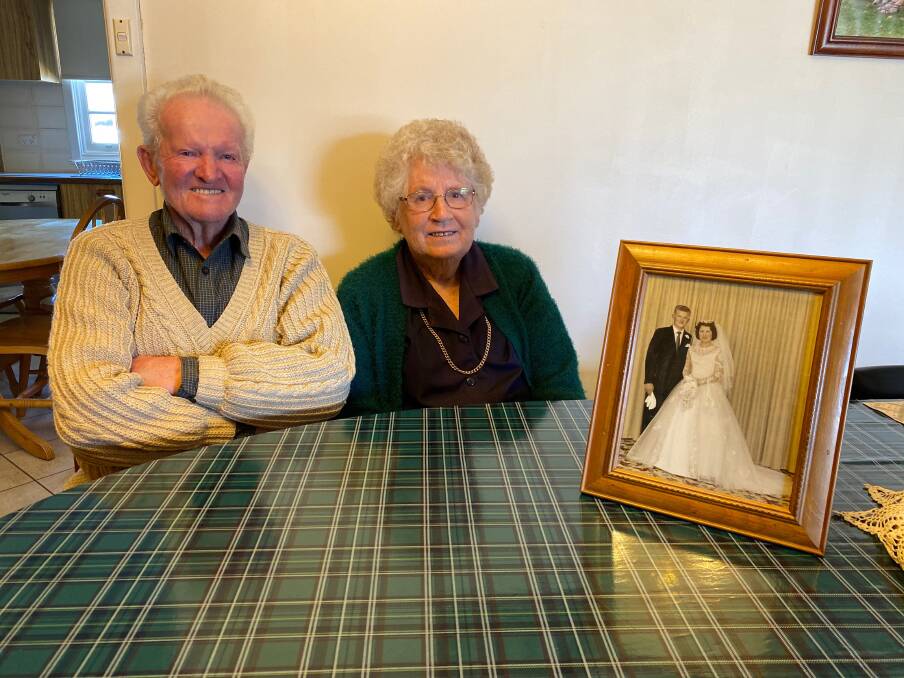 BLISS: Leeton's John and Beryl Breed are celebrating 60 years of marriage this week. Photo: Talia Pattison