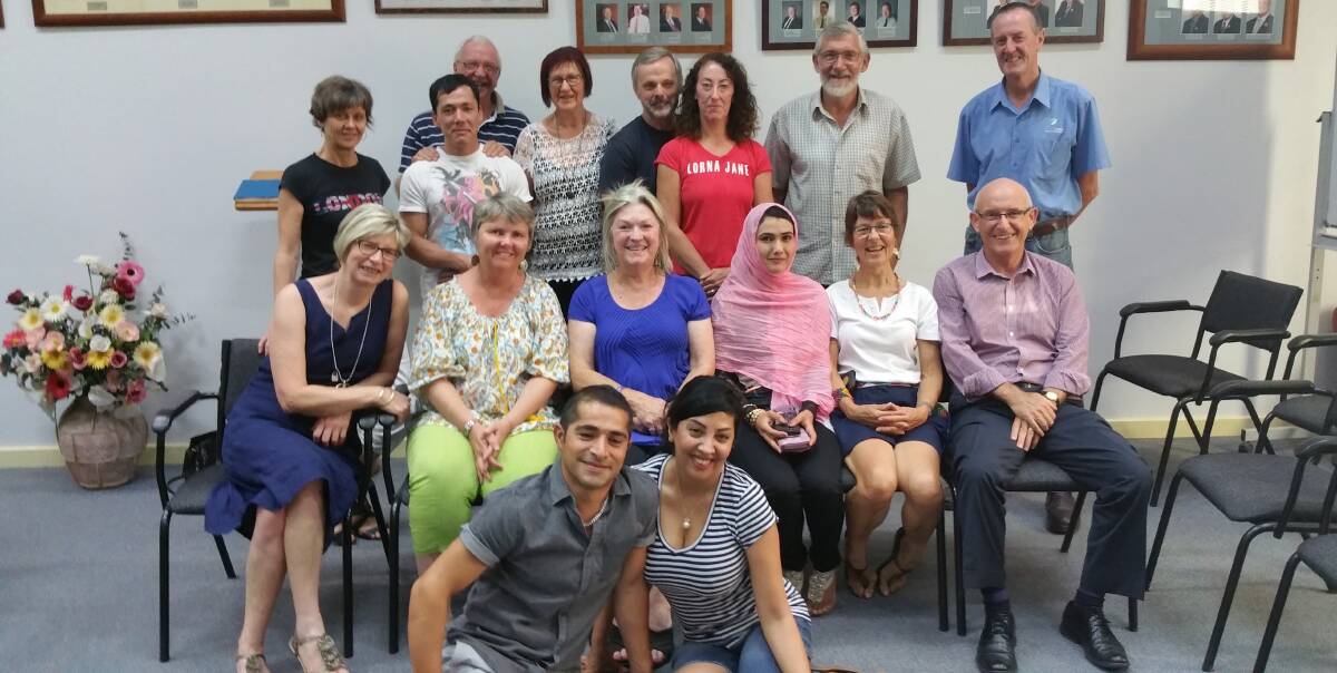 TOGETHER: Members of the newly-formed Leeton Multicultural Group at the inaugural meeting at Leeton Council Chambers recently. 