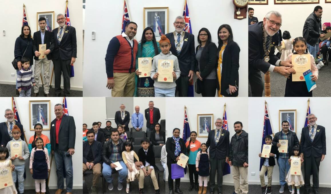 WELCOME: Several residents were officially made citizens of Australia during a recent ceremony at the Leeton Shire Council chambers. 