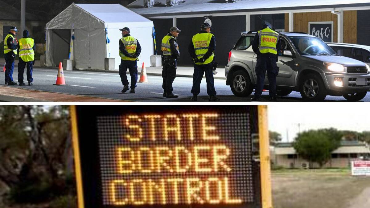 CLOSED: The Leeton Business Chamber has commented on the Victorian border closure, outlining potential impacts for Leeton shire. Photos: The Border Mail