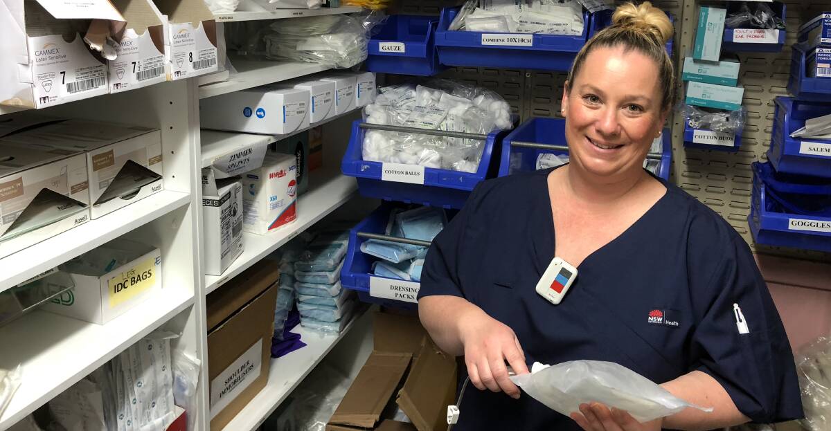 ON DECK: Tash Walsh completed her first shift at Leeton District Hospital's emergency department on Wednesday. Photo: Talia Pattison