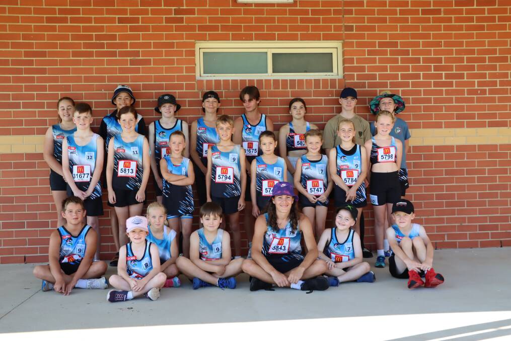 REPRESENT: The Leeton Little Athletics Club was well represented at the recent zone carnival in Finley. Full version of photo and more online. Photo: Fran Macdonald