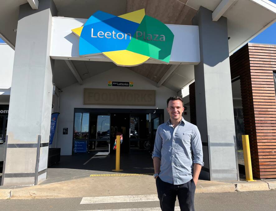 PLANS: Petro Brisimis from Simis Capital is the new owner of the Leeton Plaza and has already announced two national chain stores which will take up residence in the centre. Photo: Talia Pattison