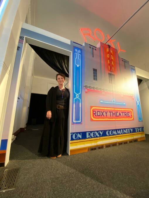 WOW: Leeton Shire Council's events and cultural services co-ordinator Suesann Vos showcases the Roxy Theatre component of the new museum. Photo: Talia Pattison 