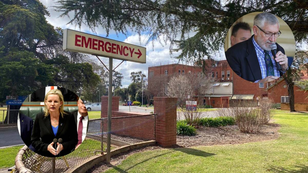 OPTIONS: Member for Farrer Sussan Ley and mayor Paul Maytom have discussed how re-establishing the Leeton LHAC could help the hospital move forward. 