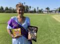 Leeton SunRice Festival Ambassador Quest entrant Melissa Beecham is armed with popcorn and can't wait for the outdoor movie fundraiser night on Saturday, February 17. Picture by Talia Pattison