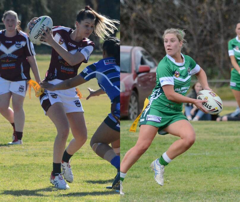 RARING TO GO: Yanco-Wamoon's Bree Coelli (left) and Leeton's Jess McDonell (right) are preparing for their respective finals this weekend. Photos: Liam Warren