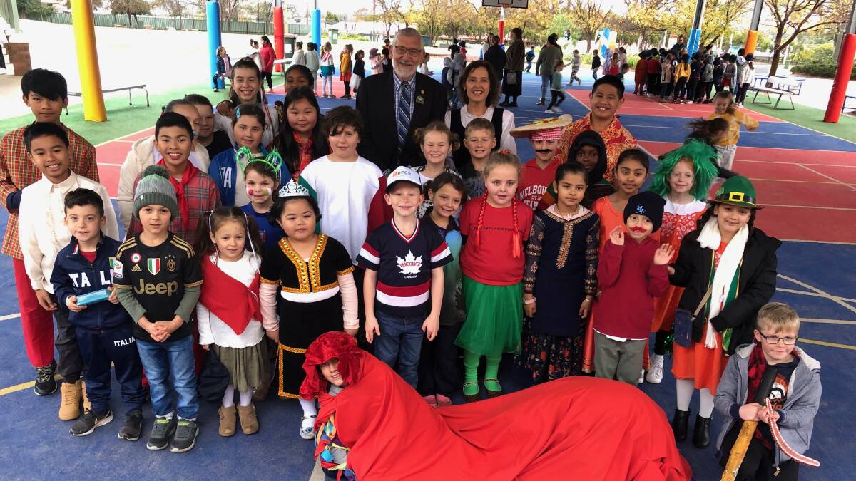 INCLUSIVE: A celebration of multiculturalism was held at St Joseph's Primary School on Friday. Photo: Talia Pattison 