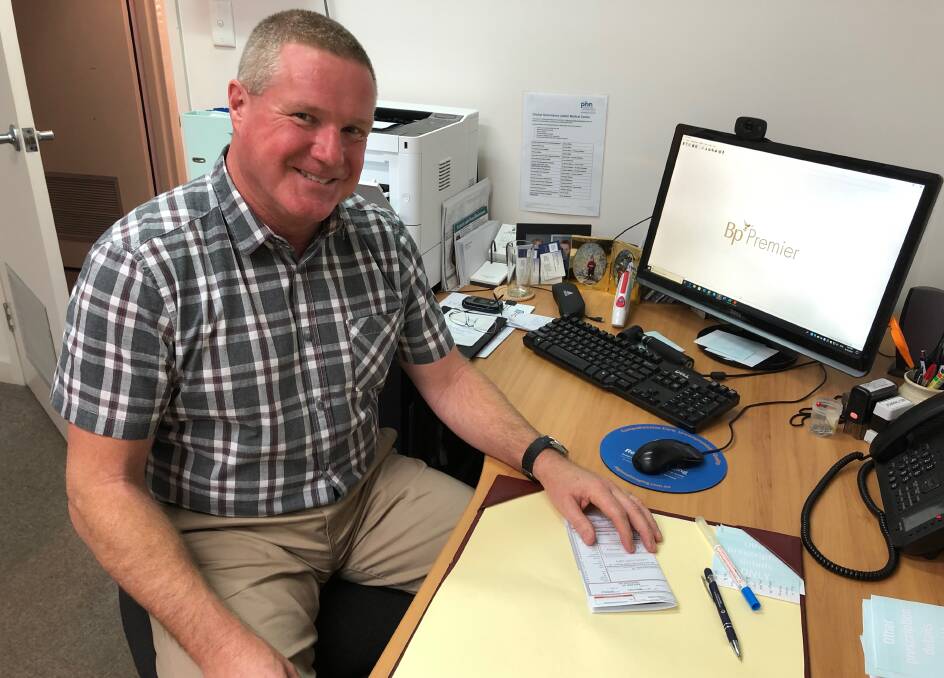RURAL LIFE WORKS: Doctor Simon Wallace has been living and working in Leeton for 22 years. Photo: Talia Pattison