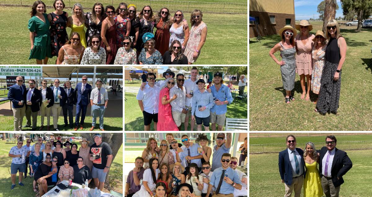 GREAT DAY OUT: The Leeton race meeting attracted a strong crowd on Saturday. Photos supplied by Haley O'Connell 