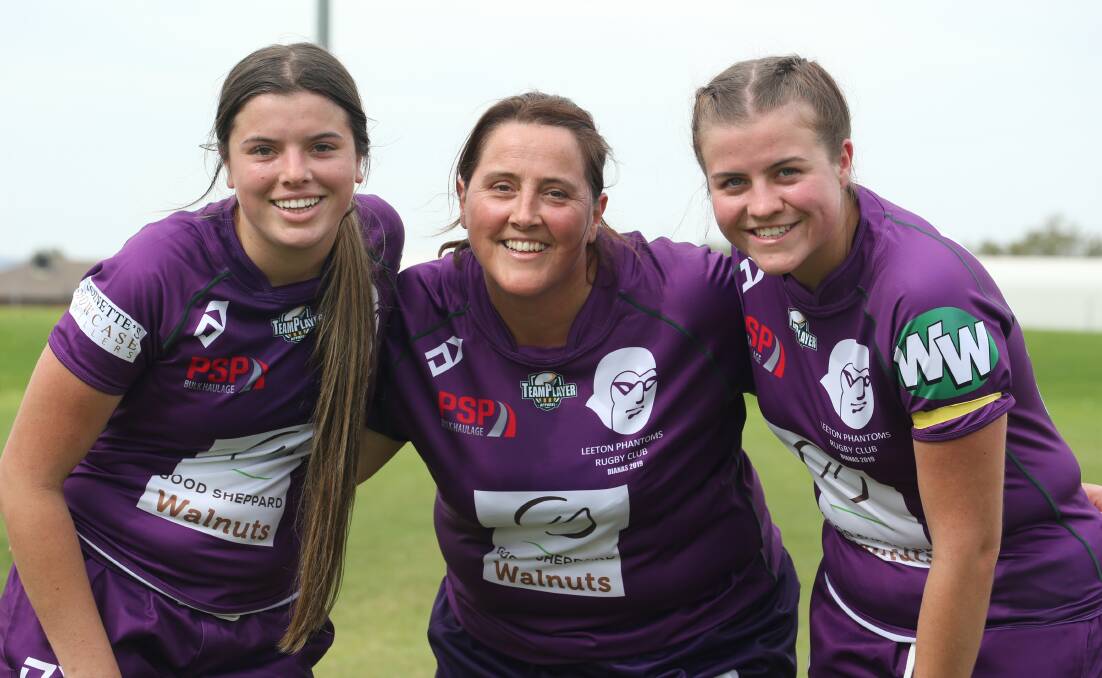 TEAM: Dianas players Georgie, Tracy and Brook-Lyn Johnston are all smiles after their victory on the weekend. Photo: Anthony Stipo